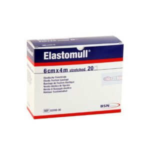 Elastomull 6 cm x 4 m gecellofaneerd (20 stuks)