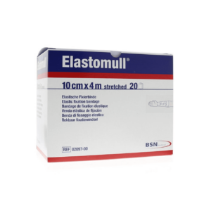 Elastomull 10 cm x 4 m gecellofaneerd (20 stuks)