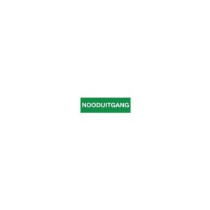 Pictogram bord Nooduitgang 120x310mm