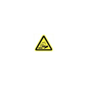 Pictogram bord Bijtende stoffen 300mm