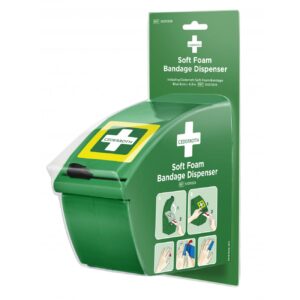 Cederroth soft foam dispenser gevuld met 1x blue 6 cm x 4,5m