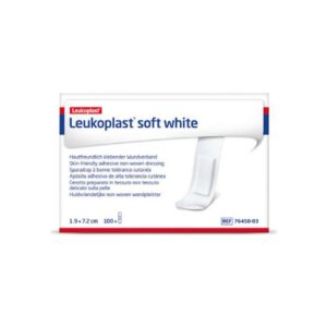 Leukoplast soft white 1,9 x 7,2 cm 100 st