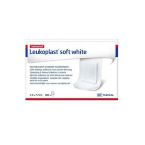 Leukoplast soft white 3,8 x 7,2 cm 100 st