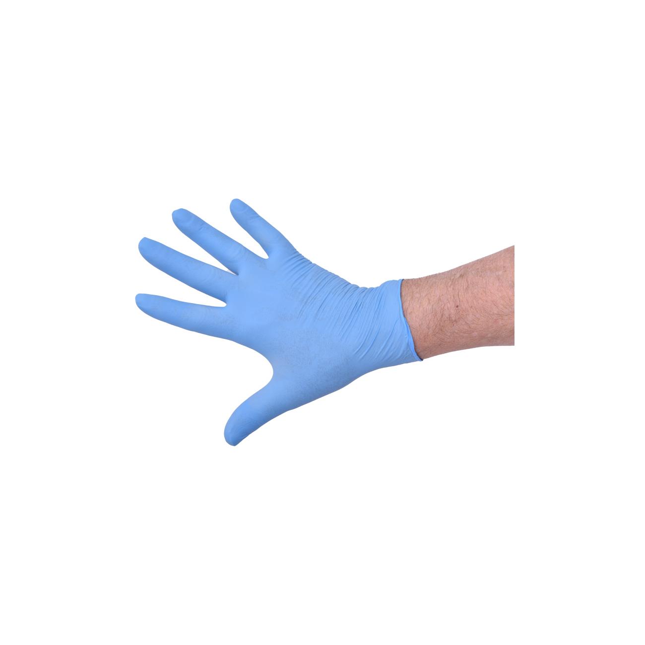 EasyCare - Wegwerp nitril handschoenen, blauw, antivirus, stofvrij